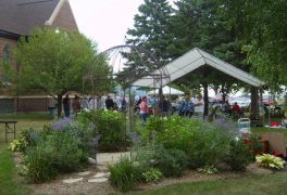 Outdoor worship and picnic